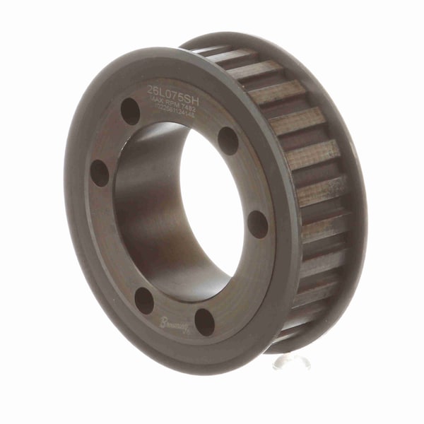 Steel Bushed Bore Gearbelt Pulley, 26L075SH